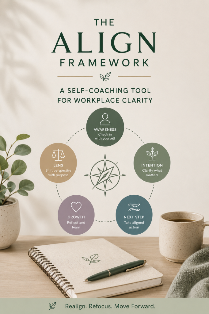 ALIGN Framework self-coaching PDF for workplace stress — downloadable resource by BACP-registered counsellor James Saunders